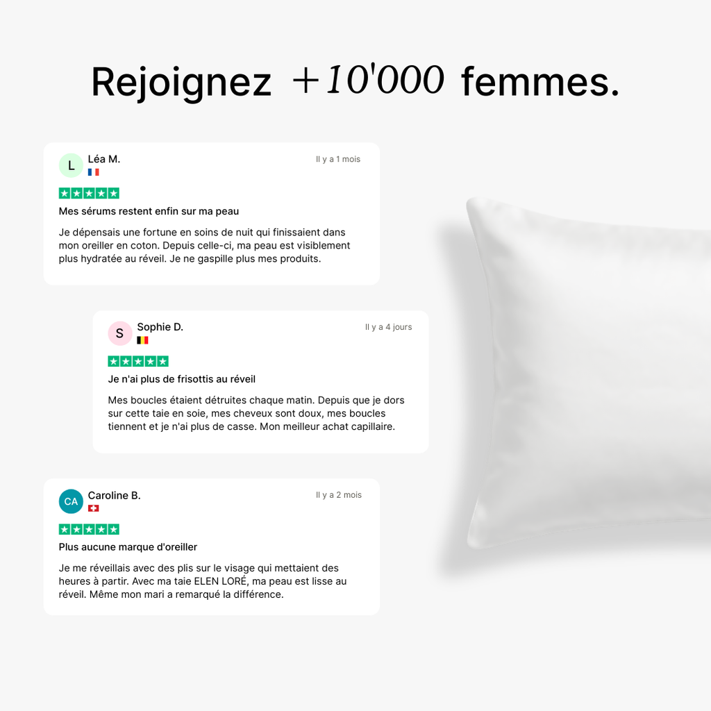 Taie d'Oreiller en Soie