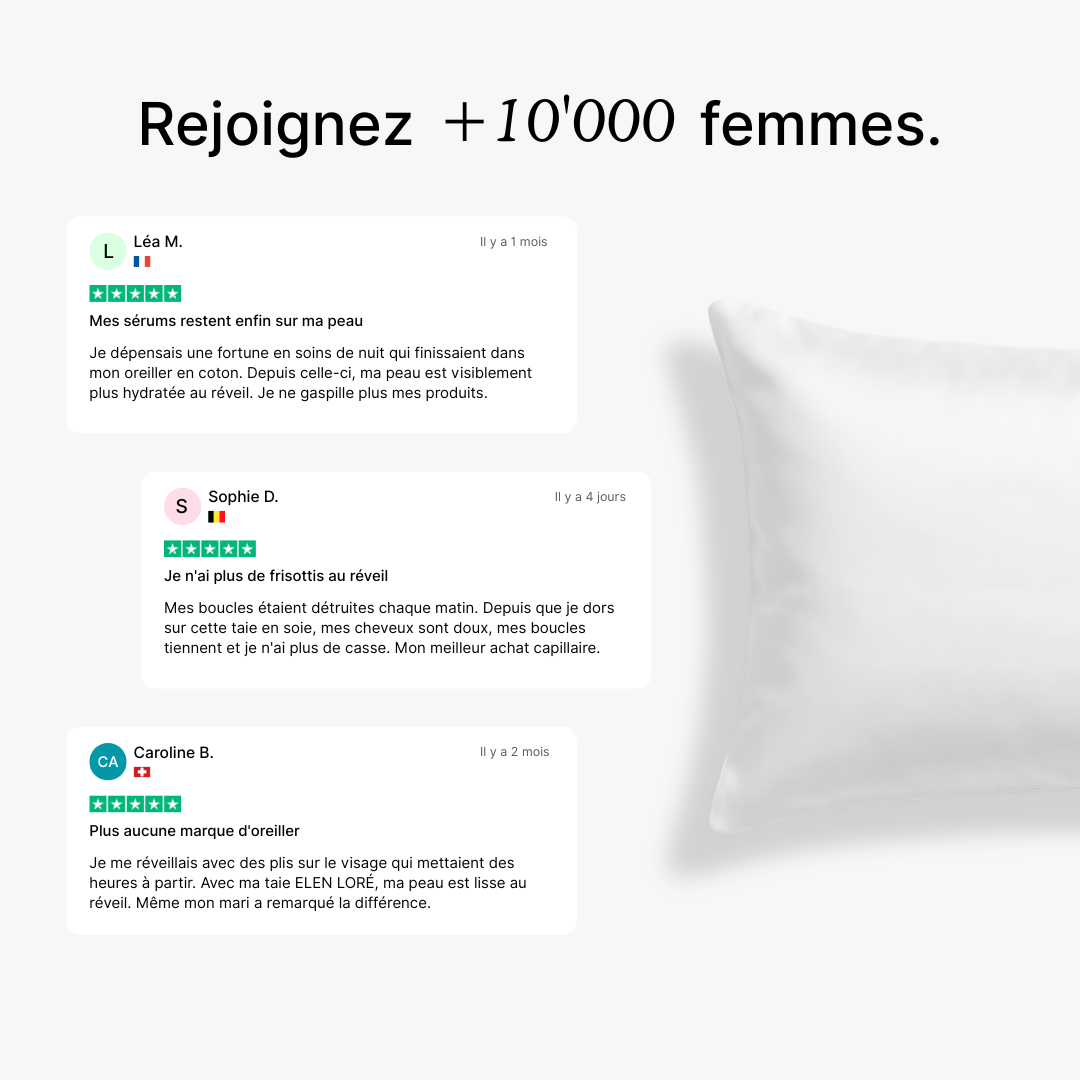 Taie d'Oreiller en Soie