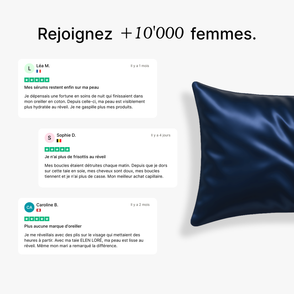 Taie d'Oreiller en Soie