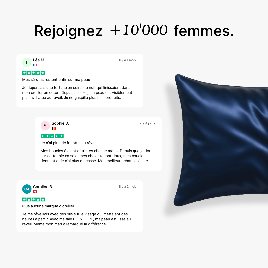 Taie d'Oreiller en Soie