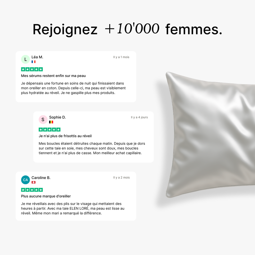 Taie d'Oreiller en Soie