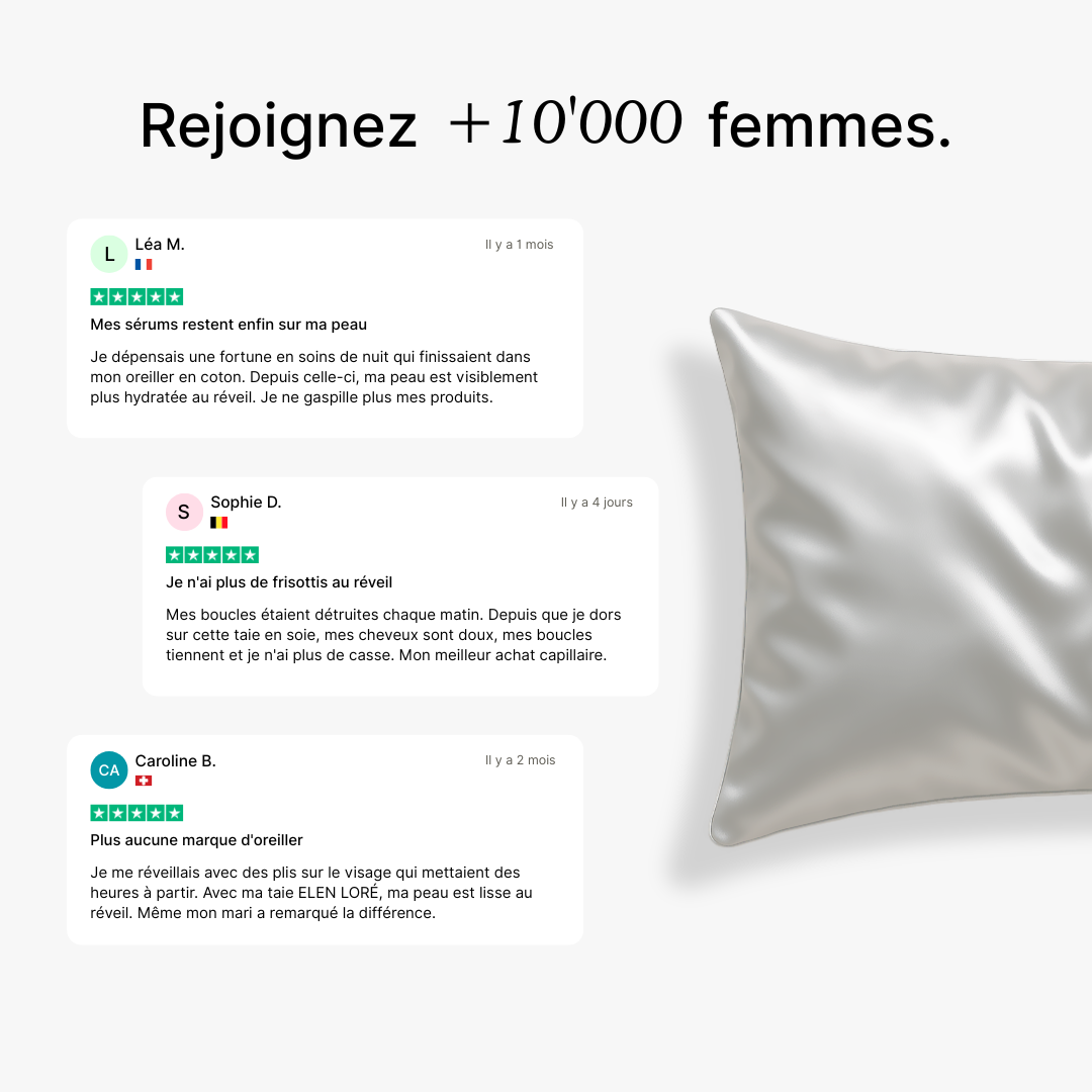 Taie d'Oreiller en Soie