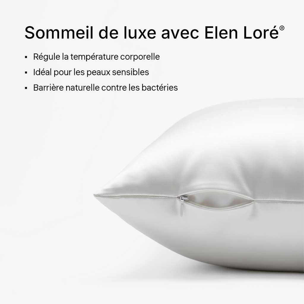 Taie d'Oreiller en Soie