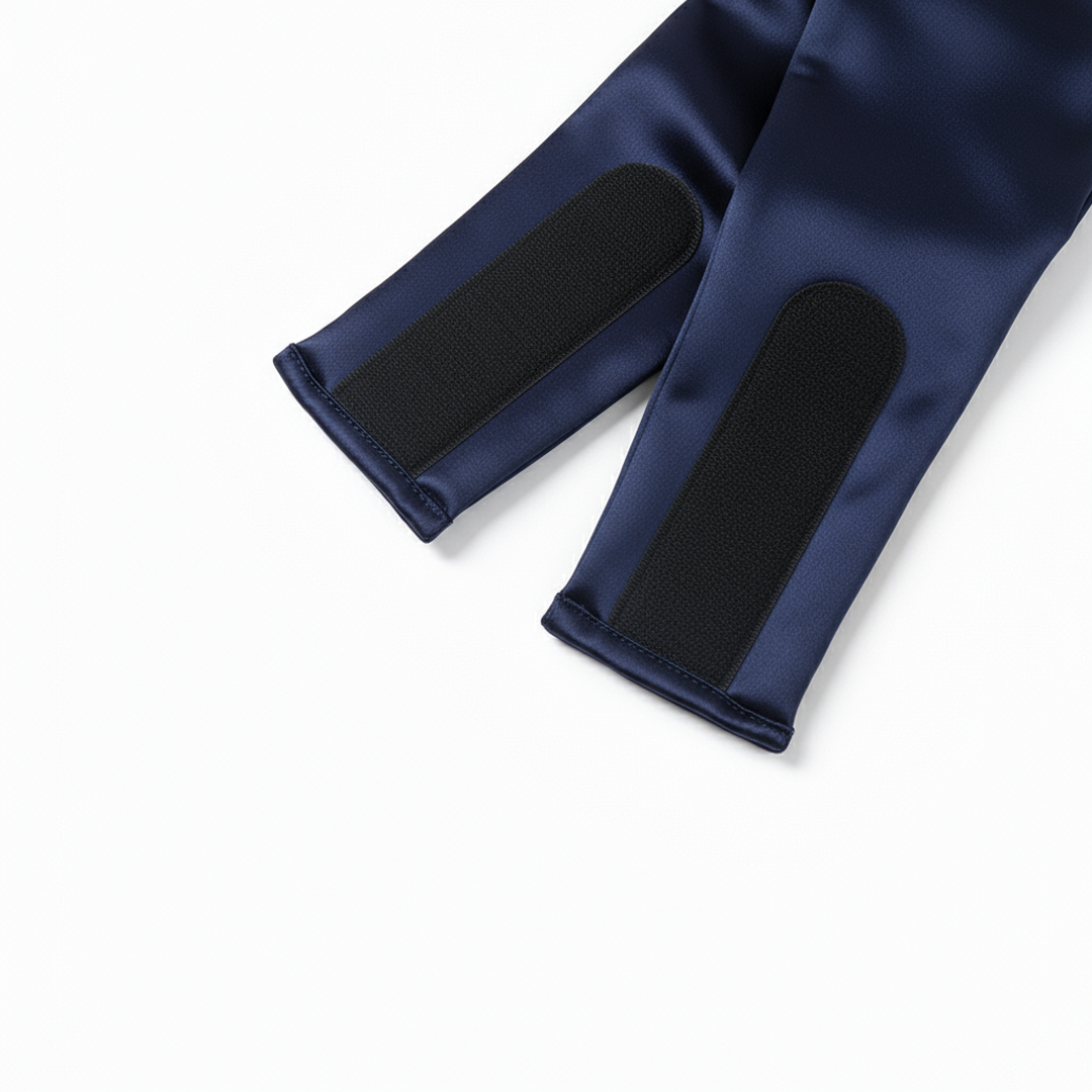 Masque de Nuit en Soie Premium - Bleu Minuit