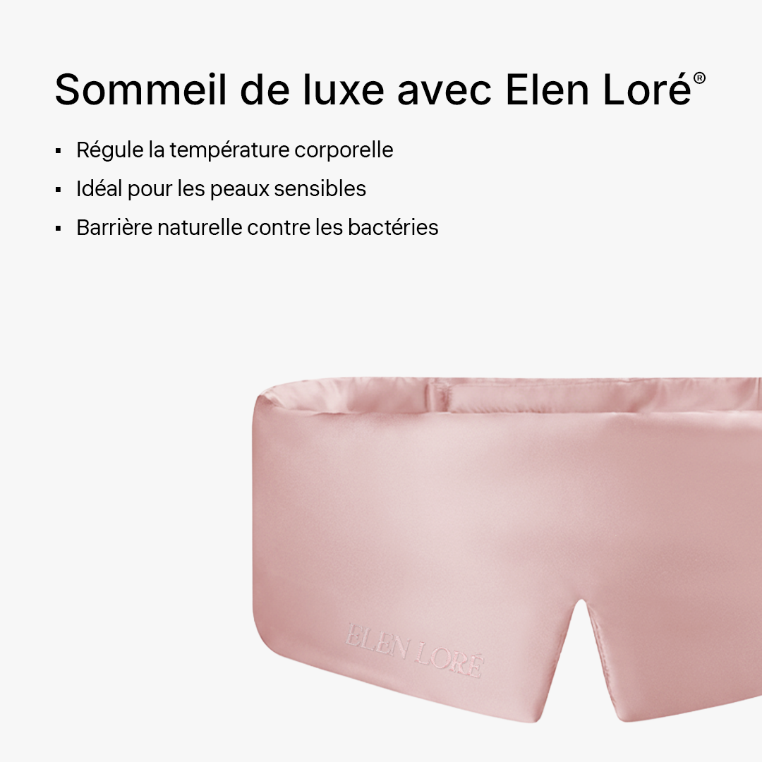Masque de Nuit en Soie Premium - Rosée de Mai