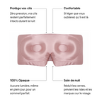 Masque de Nuit en Soie Premium - Rosée de Mai