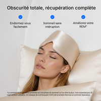 Masque de Nuit en Soie Premium - Rosée de Mai