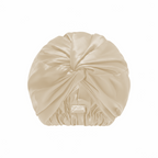 Bonnet en Soie Premium - Perle de Champagne