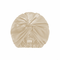 Bonnet en Soie Premium - Perle de Champagne