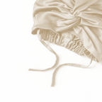 Bonnet en Soie Premium - Perle de Champagne