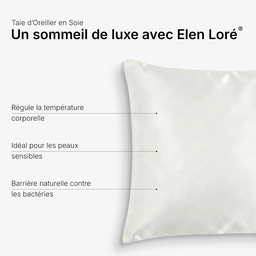 Taie d'Oreiller en Soie