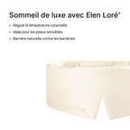 Masque de Nuit en Soie Premium - Perle de Champagne