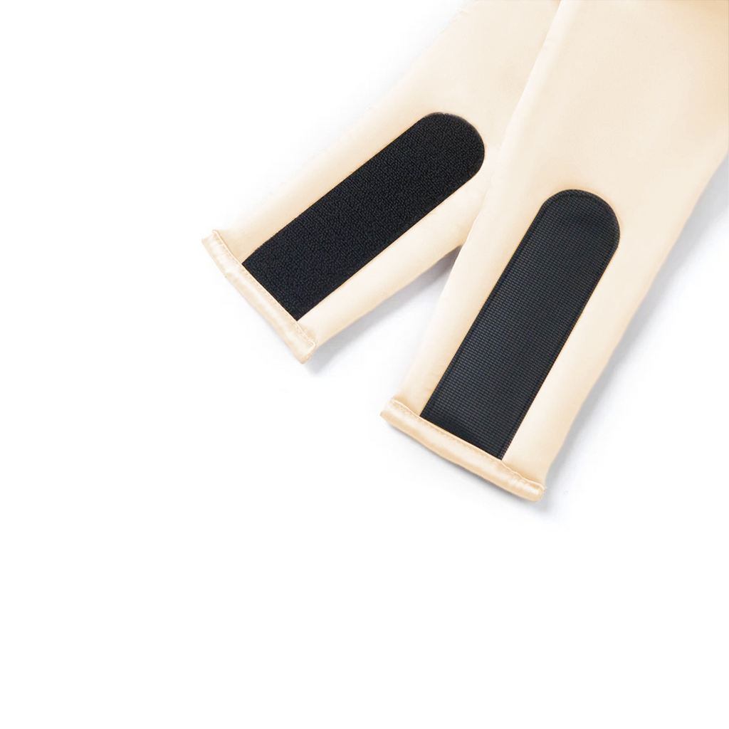 Masque de Nuit en Soie Premium - Perle de Champagne