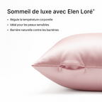 Taie d'Oreiller en Soie Premium - Rosée de Mai