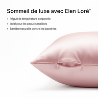 Taie d'Oreiller en Soie Premium - Rosée de Mai