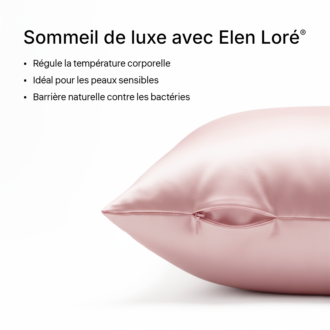 Taie d'Oreiller en Soie Premium - Rosée de Mai